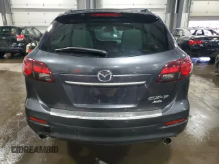 2015 Mazda CX-9 Grand Touring with VIN JM3TB3DA8F0454430, listed as a Copart auction lot 89393675 with 163,021 mi miles and Salvage Title. Bid and sale history available at carsss.com. Image 6.