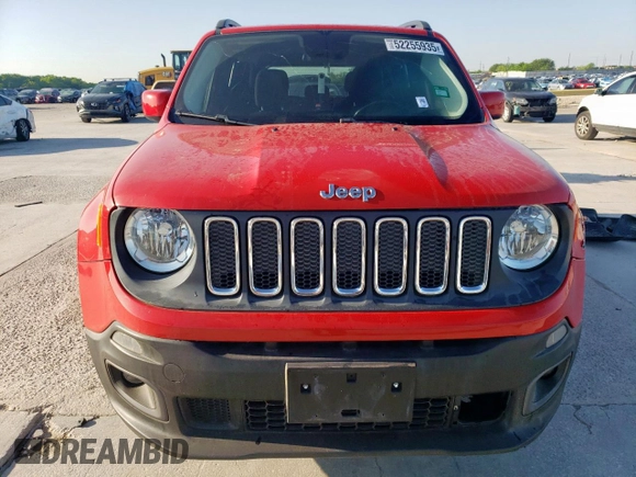 2015 Jeep Renegade Latitude with VIN ZACCJABT9FPB37819, listed as a Copart auction lot 52255935 with 136,830 mi miles and Salvage Title. Bid and sale history available at DreamBid. Image 5.