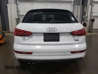 2017 Audi Q3 Premium Plus with VIN WA1JCCFS8HR001694, listed as a Copart auction lot 38311113 with 60,086 mi miles. Bid and sale history available at carsss.com. Image 6.