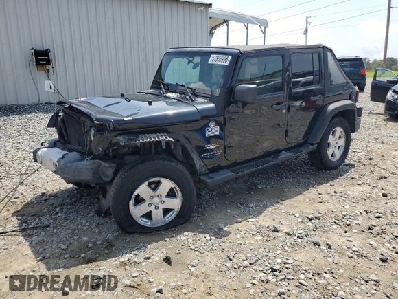 2008 Jeep Wrangler Unlimited Sahara with VIN 1J4GA59178L607960, listed as a Copart auction lot 57855995 with 122,913 mi miles and Salvage title. Bid and sale history available at DreamBid. Image 1.