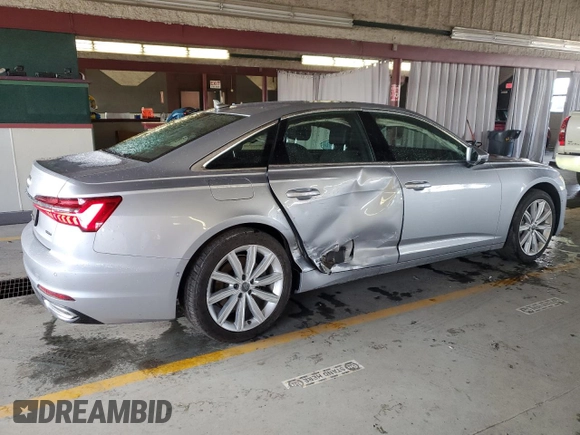 2020 Audi A6 Premium Plus with VIN WAUE8AF24LN006398, listed as a Copart auction lot 49664445 with 71,575 mi miles and Salvage Title. Bid and sale history available at carsss.com. Image 3.