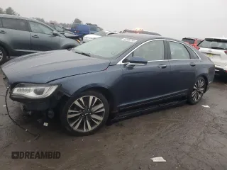 2017 Lincoln MKZ Select with VIN 3LN6L5C97HR664506, listed as a Copart auction lot 43506795 with 79,015 mi miles and Salvage Title. Bid and sale history available at carsss.com. Image 1.