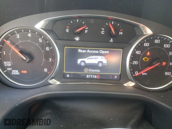 2023 GMC Acadia SLT with VIN 1GKKNML47PZ124812, listed as a Copart auction lot 42455465 with 87,116 mi miles and Salvage Title. Bid and sale history available at DreamBid. Image 9.