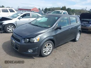 2016 Chevrolet Sonic LT with VIN 1G1JC6SH1G4168081, listed as a IAAI auction lot 41902514 with 82,543 mi miles. Bid and sale history available at carsss.com. Image 2.