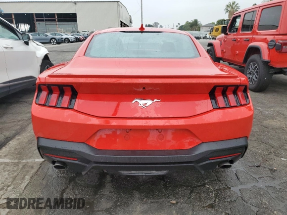 2024 Ford Mustang EcoBoost with VIN 1FA6P8TH1R5141252, listed as a Copart auction lot 62332025 with 13,621 mi miles and Clean title. Bid and sale history available at DreamBid. Image 6.