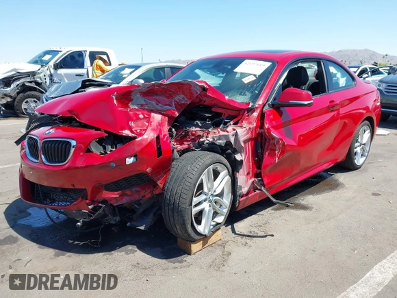 2016 BMW 2 Series 228i xDrive with VIN WBA1G9C51GV726732, listed as a IAAI auction lot 42197019 with 101,366 mi miles and . Bid and sale history available at DreamBid. Image 6.