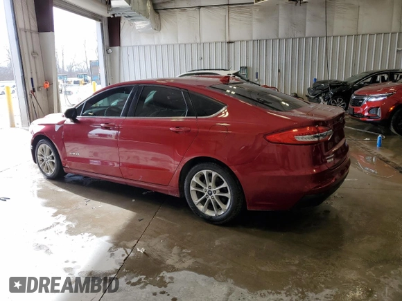 2019 Ford Fusion Hybrid SE with VIN 3FA6P0LU7KR225576, listed as a Copart auction lot 46227675 with 123,478 mi miles and Salvage Title. Bid and sale history available at carsss.com. Image 2.