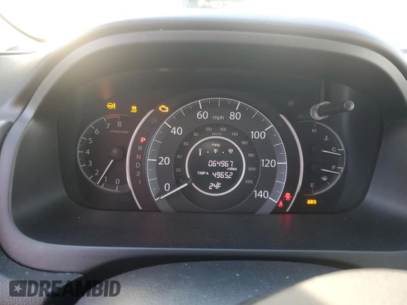 2013 Honda CR-V EX-L with VIN 5J6RM4H78DL064869, listed as a Copart auction lot 89219645 with 64,967 mi miles and Non Repairable. Bid and sale history available at carsss.com. Image 9.