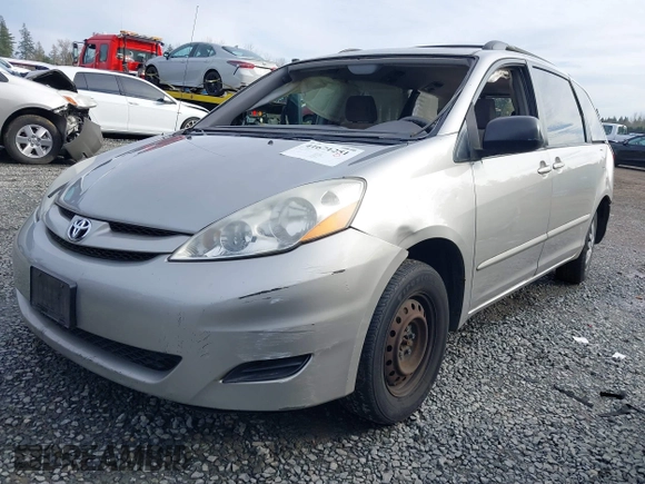 2006 Toyota Sienna CE with VIN 5TDZA23C96S580392, listed as a IAAI auction lot 41671251 with 92,357 mi miles and . Bid and sale history available at DreamBid. Image 2.