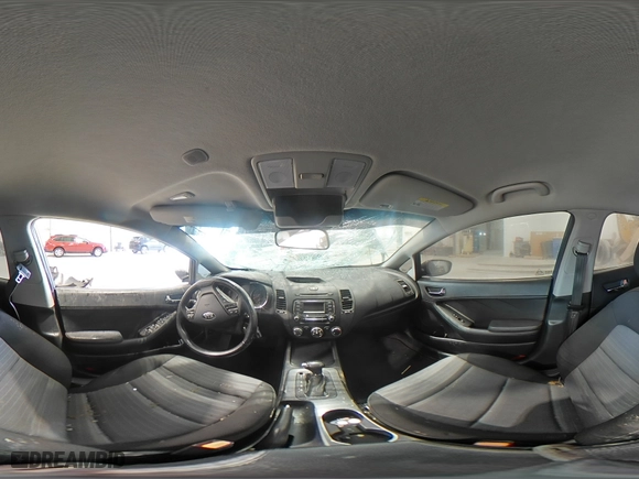 2015 Kia Forte EX with VIN KNAFX4A89F5352150, listed as a Copart auction lot 43830355 with 0 mi miles and Salvage Title. Bid and sale history available at carsss.com. Image 13.