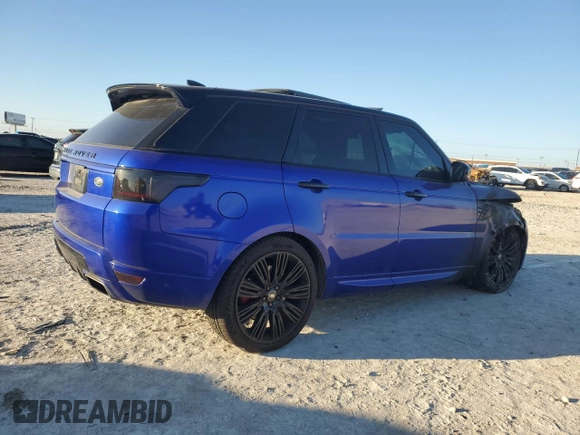 2019 Land Rover Range Rover Sport Dynamic with VIN SALWR2RE2KA818930, listed as a Copart auction lot 43557155 with 0 mi miles and Salvage Title. Bid and sale history available at carsss.com. Image 3.