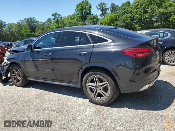 2025 Mercedes-Benz GLE 450 with VIN 4JGFD5KB9SB280918, listed as a Copart auction lot 57639525 with 7,230 mi miles and Salvage title. Bid and sale history available at DreamBid. Image 2.