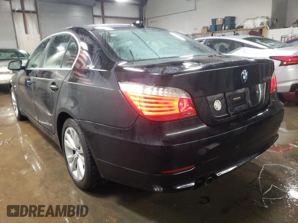 2010 BMW 5 Series 535i xDrive with VIN WBANV9C56AC391171, listed as a Copart auction lot 44918135 with 163,298 mi miles and Salvage Title. Bid and sale history available at carsss.com. Image 2.