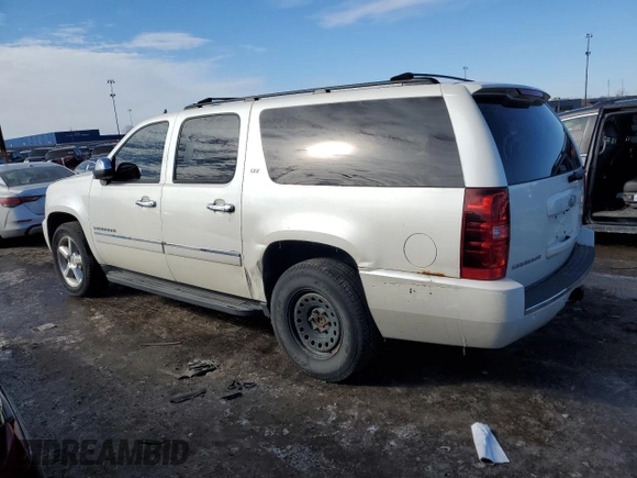 2010 Chevrolet Suburban LTZ with VIN 1GNUKKE34AR129518, listed as a Copart auction lot 44258685 with 207,002 mi miles and Clean Title. Bid and sale history available at carsss.com. Image 2.