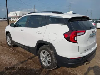 2022 GMC Terrain SLE with VIN 3GKALMEV9NL134012, listed as a IAAI auction lot 42075701 with Not Provided miles and . Bid and sale history available at carsss.com. Image 3.