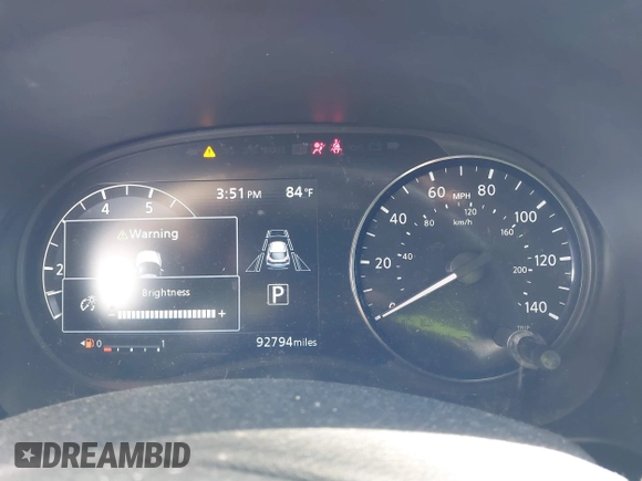 2021 Nissan Kicks SR with VIN 3N1CP5DV2ML498807, listed as a IAAI auction lot 41880588 with 92,794 mi miles and . Bid and sale history available at DreamBid. Image 7.
