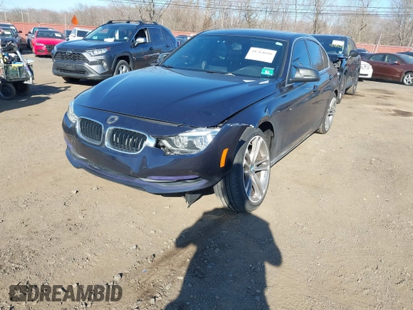 2017 BMW 3 Series 330i xDrive with VIN WBA8D9G39HNU61835, listed as a IAAI auction lot 41764618 with 77,875 mi miles. Bid and sale history available at carsss.com. Image 6.