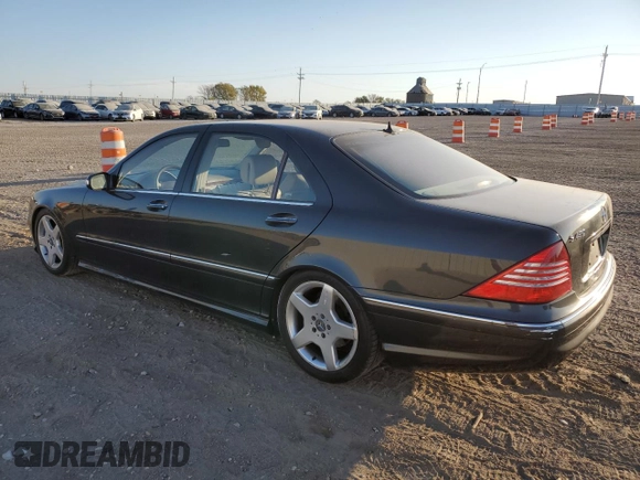 2003 Mercedes-Benz S-Class 4.3L with VIN WDBNG70J73A383130, listed as a Copart auction lot 76703924 with 109,488 mi miles and Salvage Title. Bid and sale history available at carsss.com. Image 2.