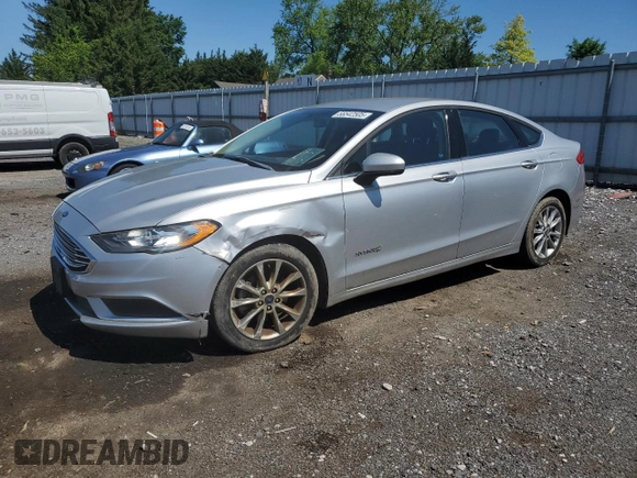 2017 Ford Fusion Hybrid SE with VIN 3FA6P0LU4HR270743, listed as a Copart auction lot 58542505 with 70,837 mi miles and Salvage title. Bid and sale history available at DreamBid. Image 1.