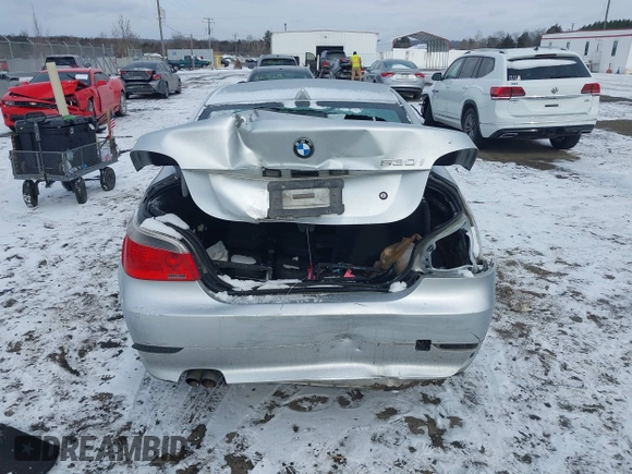 2004 BMW 5 Series 530i with VIN WBANA73524B047329, listed as a IAAI auction lot 41613554 with 240,000 mi miles and . Bid and sale history available at carsss.com. Image 15.