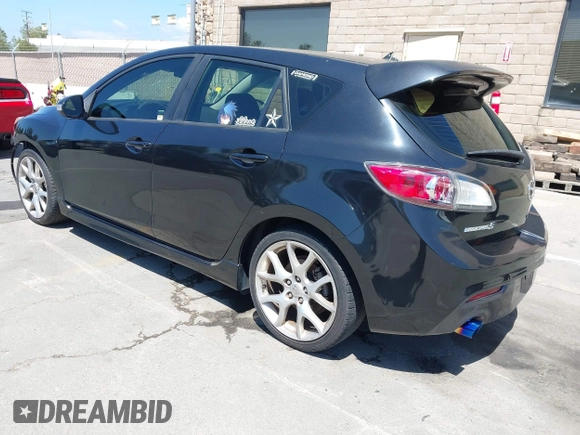2013 Mazda 3 Mazdaspeed3 Touring with VIN JM1BL1L42D1827986, listed as a IAAI auction lot 42143327 with 186,436 mi miles and . Bid and sale history available at DreamBid. Image 3.