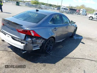 2014 Lexus IS 350 with VIN JTHCE1D27E5005088, listed as a IAAI auction lot 41971659 with 175,393 mi miles. Bid and sale history available at carsss.com. Image 4.
