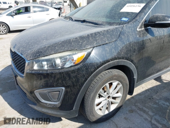 2017 Kia Sorento LX with VIN 5XYPG4A30HG242934, listed as a IAAI auction lot 41856236 with 164,664 mi miles. Bid and sale history available at carsss.com. Image 6.