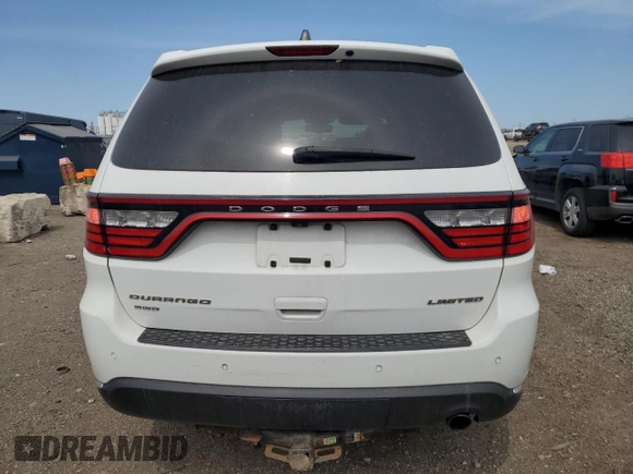 2015 Dodge Durango Limited with VIN 1C4RDJDG7FC772186, listed as a Copart auction lot 52730465 with 101,336 mi miles and Salvage title. Bid and sale history available at DreamBid. Image 6.