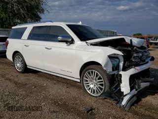 2023 Ford Expedition Max Platinum with VIN 1FMJK1L88PEA13822, listed as a Copart auction lot 71489314 with 10,114 mi miles and Salvage title. Bid and sale history available at DreamBid. Image 4.