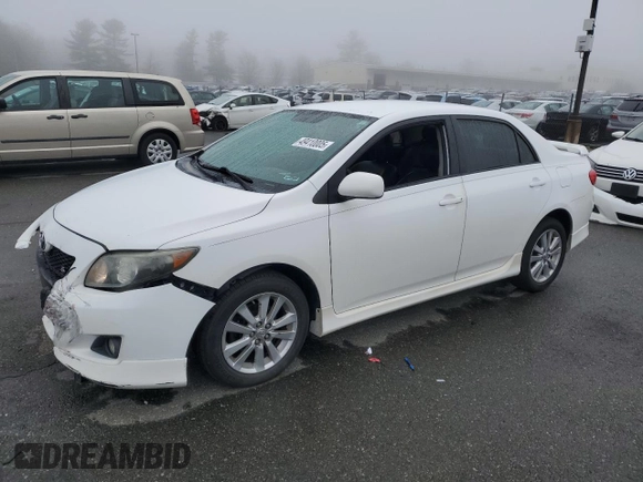 2009 Toyota Corolla with VIN 2T1BU40E09C129956, listed as a Copart auction lot 49410005 with 158,677 mi miles and Salvage Title. Bid and sale history available at carsss.com. Image 1.
