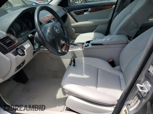 2009 Mercedes-Benz C 300 Sport with VIN WDDGF81X29F226449, listed as a Copart auction lot 62233485 with Not provided miles and Clean title. Bid and sale history available at DreamBid. Image 7.