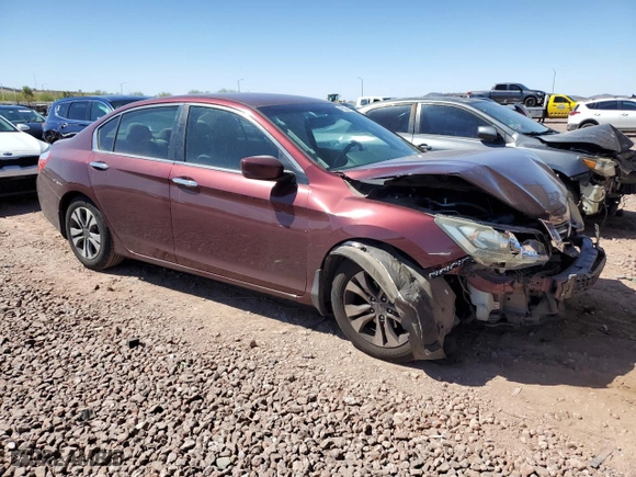 2015 Honda Accord Sedan LX with VIN 1HGCR2F36FA157102, listed as a Copart auction lot 49530445 with 116,875 mi miles and Salvage Title. Bid and sale history available at carsss.com. Image 4.