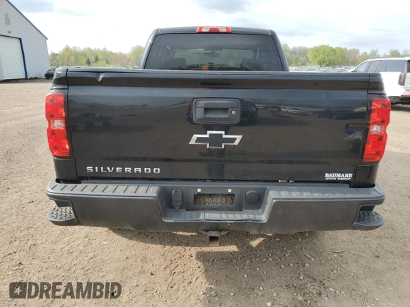 2016 Chevrolet Silverado 1500 Work Truck with VIN 1GCVKNEC3GZ407798, listed as a Copart auction lot 54621265 with 177,956 mi miles and Salvage Title. Bid and sale history available at DreamBid. Image 6.