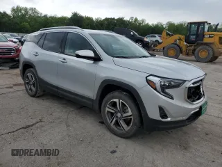 2021 GMC Terrain SLT with VIN 3GKALVEV7ML309670, listed as a Copart auction lot 53004105 with 84,192 mi miles and Salvage title. Bid and sale history available at DreamBid. Image 4.