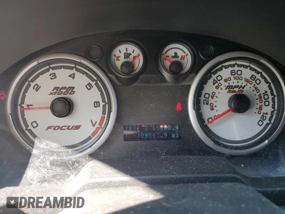 2008 Ford Focus SE with VIN 1FAHP35N68W225445, listed as a Copart auction lot 55587925 with 109,547 mi miles and Salvage Title. Bid and sale history available at DreamBid. Image 9.