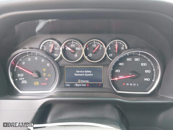2019 Chevrolet Silverado 1500 LT with VIN 3GCPWCEDXKG114113, listed as a IAAI auction lot 41567949 with 201,043 mi miles. Bid and sale history available at carsss.com. Image 7.