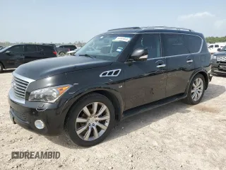 2014 Infiniti QX80 with VIN JN8AZ2NC4E9351199, listed as a Copart auction lot 64503604 with 149,317 mi miles and Salvage Title. Bid and sale history available at carsss.com. Image 1.