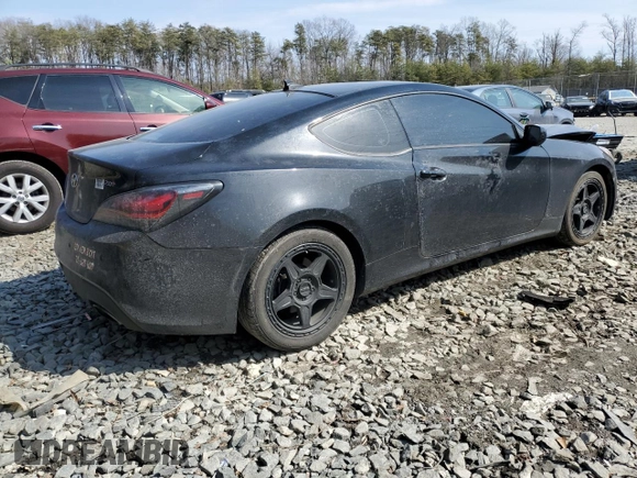 2014 Hyundai Genesis Coupe Premium with VIN KMHHT6KD6EU113945, listed as a Copart auction lot 47502565 with 133,670 mi miles and Salvage title. Bid and sale history available at DreamBid. Image 3.