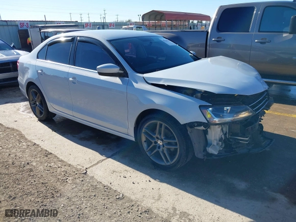 2017 Volkswagen Jetta 1.4T S with VIN 3VW167AJ0HM405252, listed as a IAAI auction lot 41200004 with 82,015 mi miles. Bid and sale history available at carsss.com. Image 1.