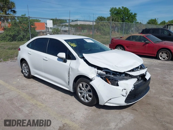 2024 Toyota Corolla LE with VIN 5YFB4MDE3RP192589, listed as a IAAI auction lot 41875478 with 7,011 mi miles. Bid and sale history available at carsss.com. Image 1.