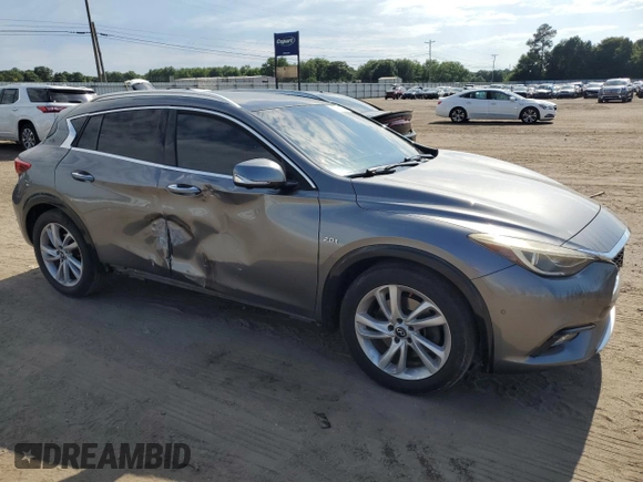 2018 Infiniti QX30 ESSENTIAL with VIN SJKCH5CP4JA003231, listed as a Copart auction lot 57052724 with 56,157 mi miles and Non Repairable. Bid and sale history available at carsss.com. Image 4.
