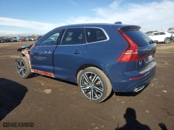 2019 Volvo XC60 R-Design with VIN LYV102RM6KB320967, listed as a Copart auction lot 43350595 with 65,640 mi miles and Salvage Title. Bid and sale history available at carsss.com. Image 2.