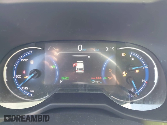 2021 Toyota RAV4 Hybrid XSE with VIN 4T3E6RFV5MU057078, listed as a IAAI auction lot 41718381 with 65,797 mi miles. Bid and sale history available at carsss.com. Image 7.