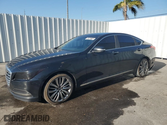 2015 Hyundai Genesis 5.0L with VIN KMHGN4JF7FU026120, listed as a Copart auction lot 52393715 with 194,722 mi miles and Clean Title. Bid and sale history available at carsss.com. Image 1.