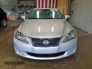 2009 Lexus IS 250 with VIN JTHCK262295028568, listed as a Copart auction lot 60450065 with 106,387 mi miles and Salvage title. Bid and sale history available at DreamBid. Image 5.