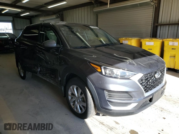2021 Hyundai Tucson SE with VIN KM8J23A46MU301397, listed as a Copart auction lot 45848855 with 56,918 mi miles and Salvage Title. Bid and sale history available at carsss.com. Image 4.