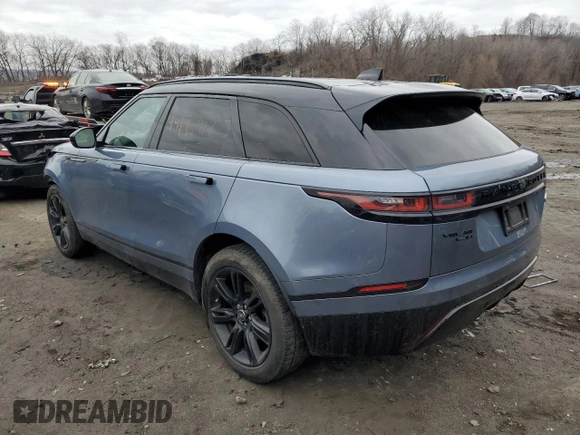 2020 Land Rover Range Rover Velar R-Dynamic S with VIN SALYK2EX1LA246514, listed as a Copart auction lot 44190914 with 40,700 mi miles. Bid and sale history available at carsss.com. Image 2.