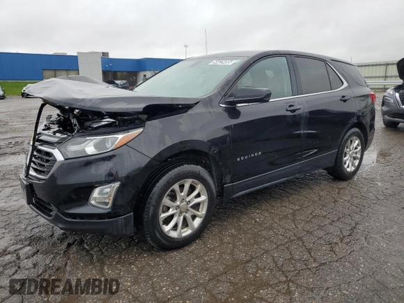 2018 Chevrolet Equinox LT z VIN 2GNAXJEV8J6142963, wystawiony jako Copart lot #54423495 z przebiegiem 153 888 mil mil oraz Czysty tytuł • Clean title. Historia ofert i sprzedaży dostępna na DreamBid. Obrazek 1.