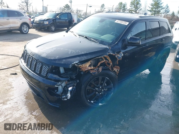 2020 Jeep Grand Cherokee Altitude with VIN 1C4RJFAG2LC199557, listed as a IAAI auction lot 41596467 with 46,443 mi miles. Bid and sale history available at carsss.com. Image 6.