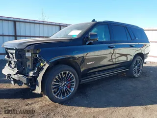 2023 Cadillac Escalade AWD V-Series with VIN 1GYS4HK97PR453426, listed as a IAAI auction lot 41411066 with 13,764 mi miles. Bid and sale history available at carsss.com. Image 2.